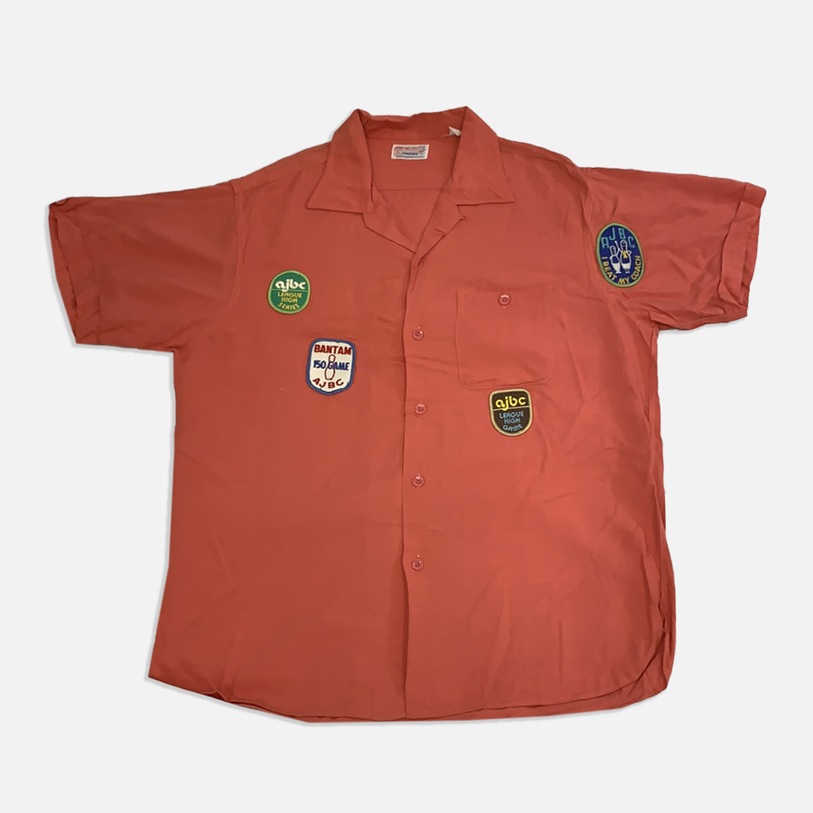 Vintage Patched Bowling Shirt Empire