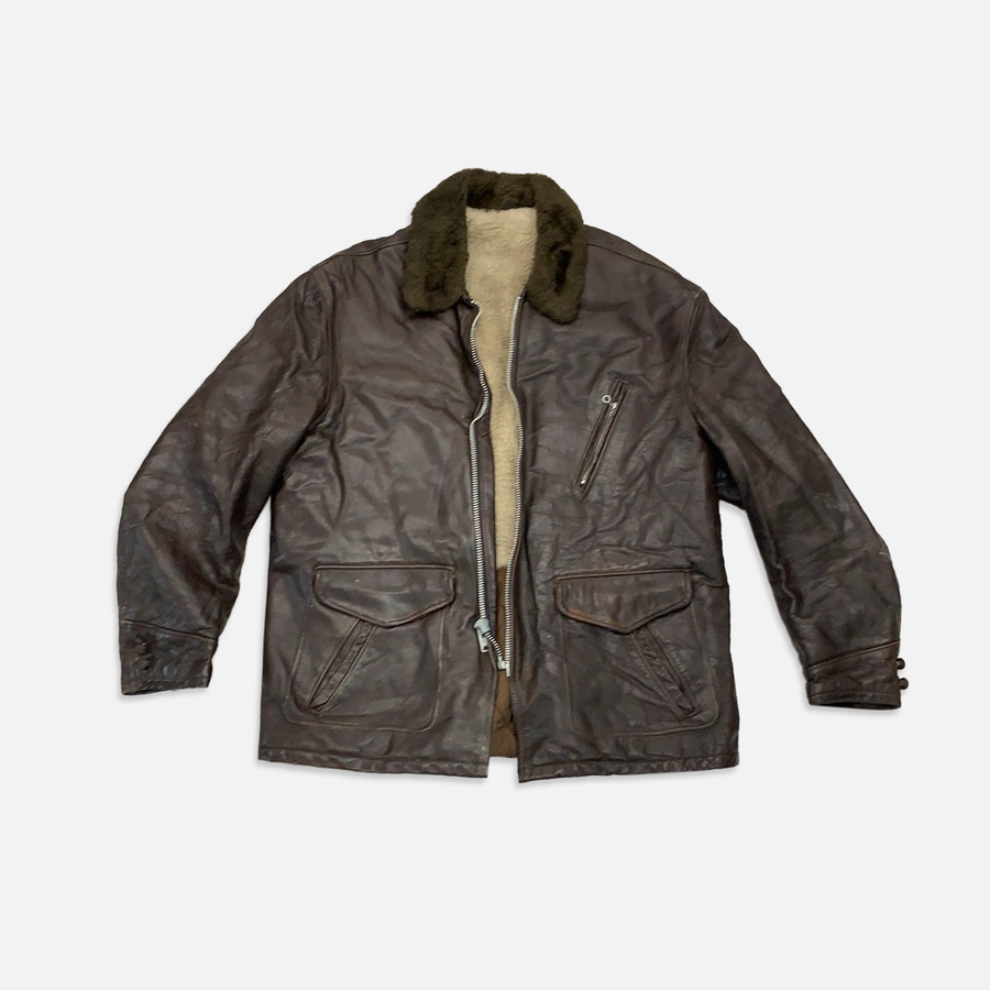 Vintage perfecto genuine steerhide leather jacket