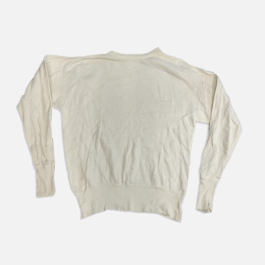 Vintage Cream Crewneck Sweater