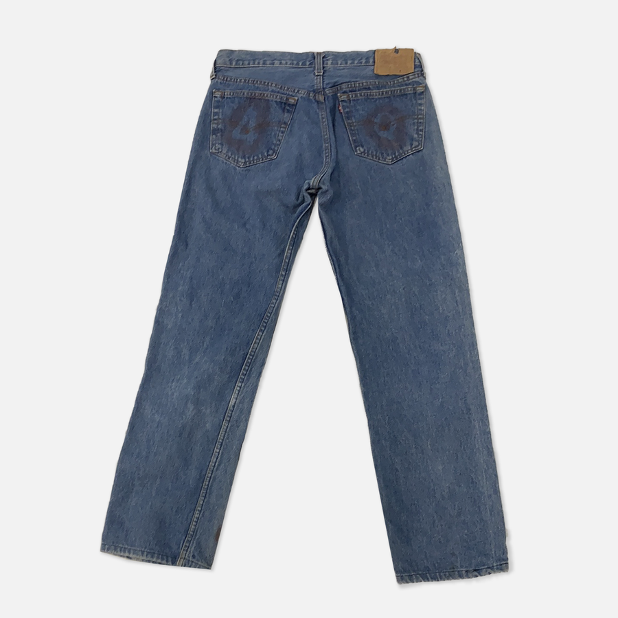 Vintage Levi’s Custom Stencil Jeans - W30 - The Era NYC