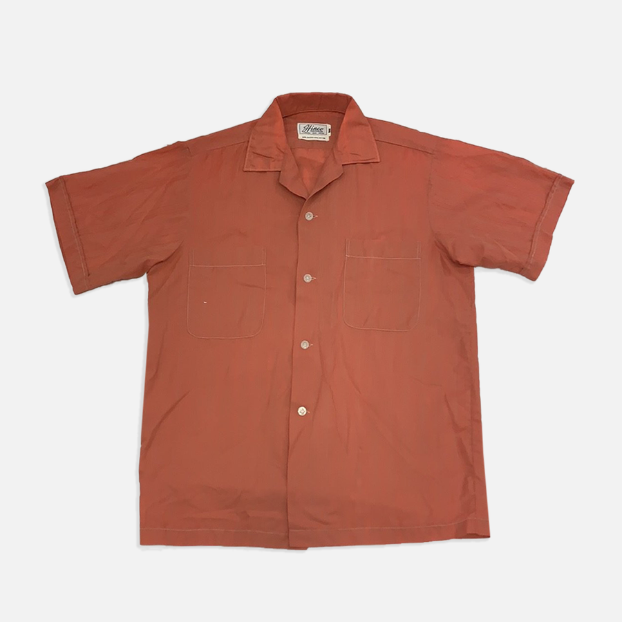 Vintage Hinco Tetoron short sleeve button up shirt
