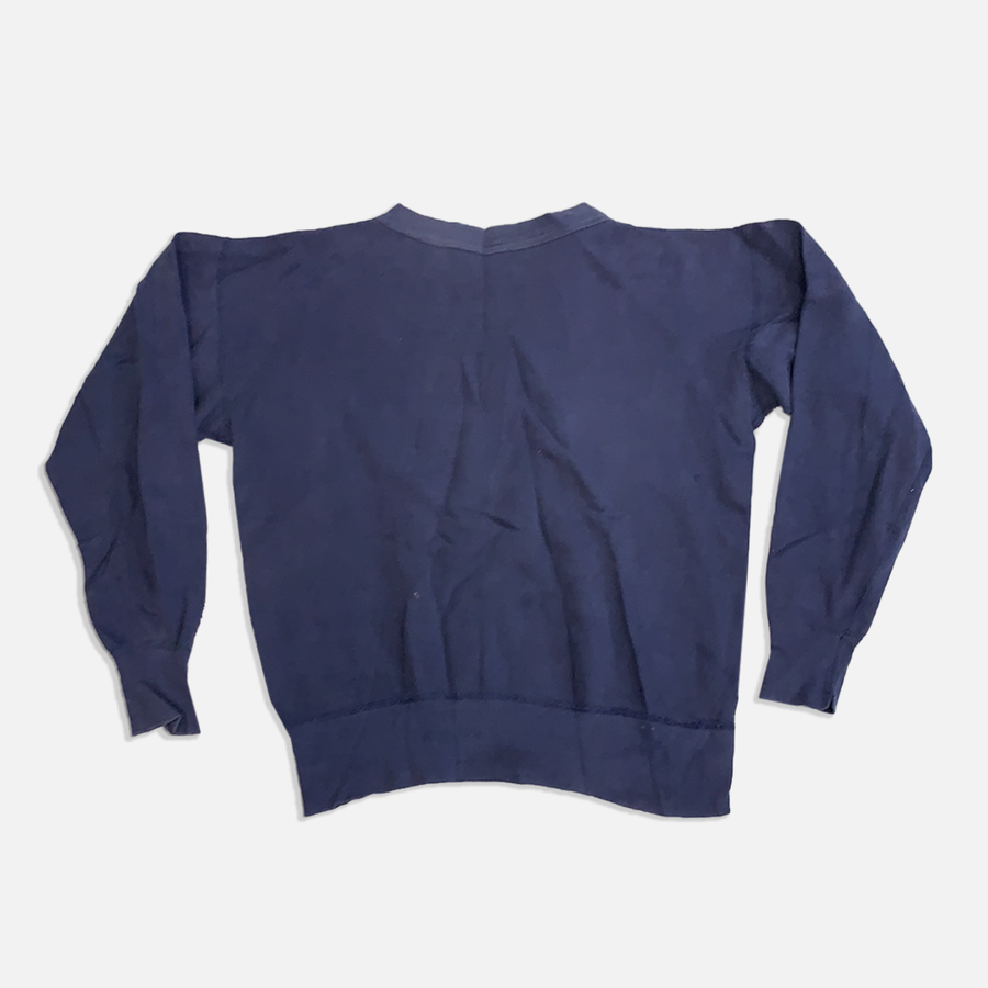 Vintage 60-70s Navy Blue Crewneck Sweater