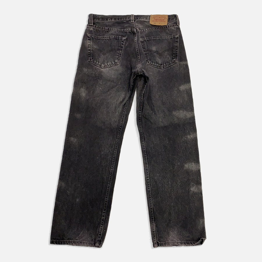 Vintage Levi’s denim 501 Custom Black Jeans - 33in