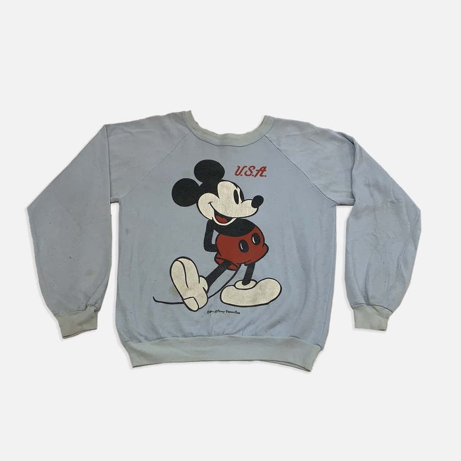 Vintage Mickey Mouse USA crewneck sweater