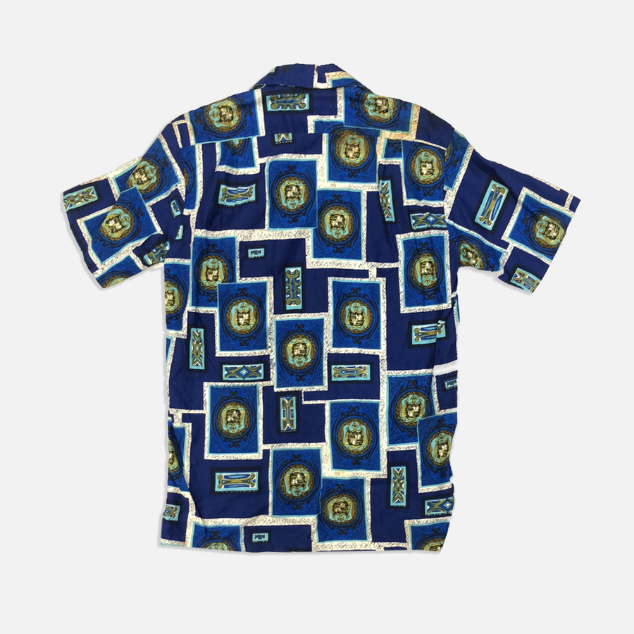 Vintage Malihini Hawaiian Men’s Short Sleeve Button Up