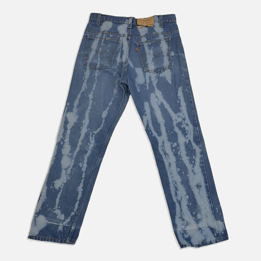 Vintage Levi’s Custom Bleached Denim Jeans - 32in