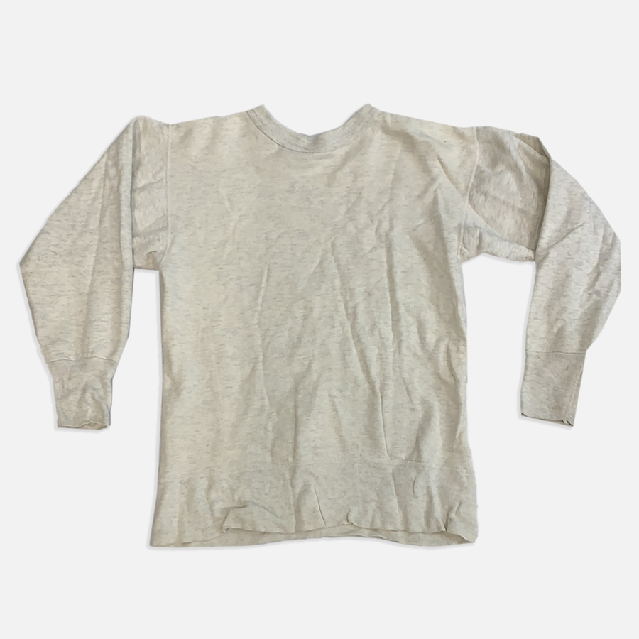 Vintage Cream Fruit Of The Loom Crewneck Sweater