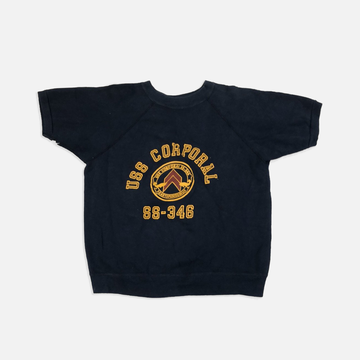 Vintage USS Corporal Short Sleeve Sweatshirt