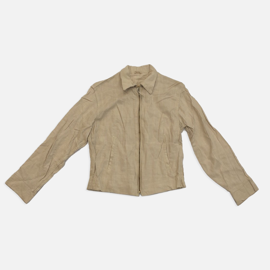Vintage beige jacket best sale