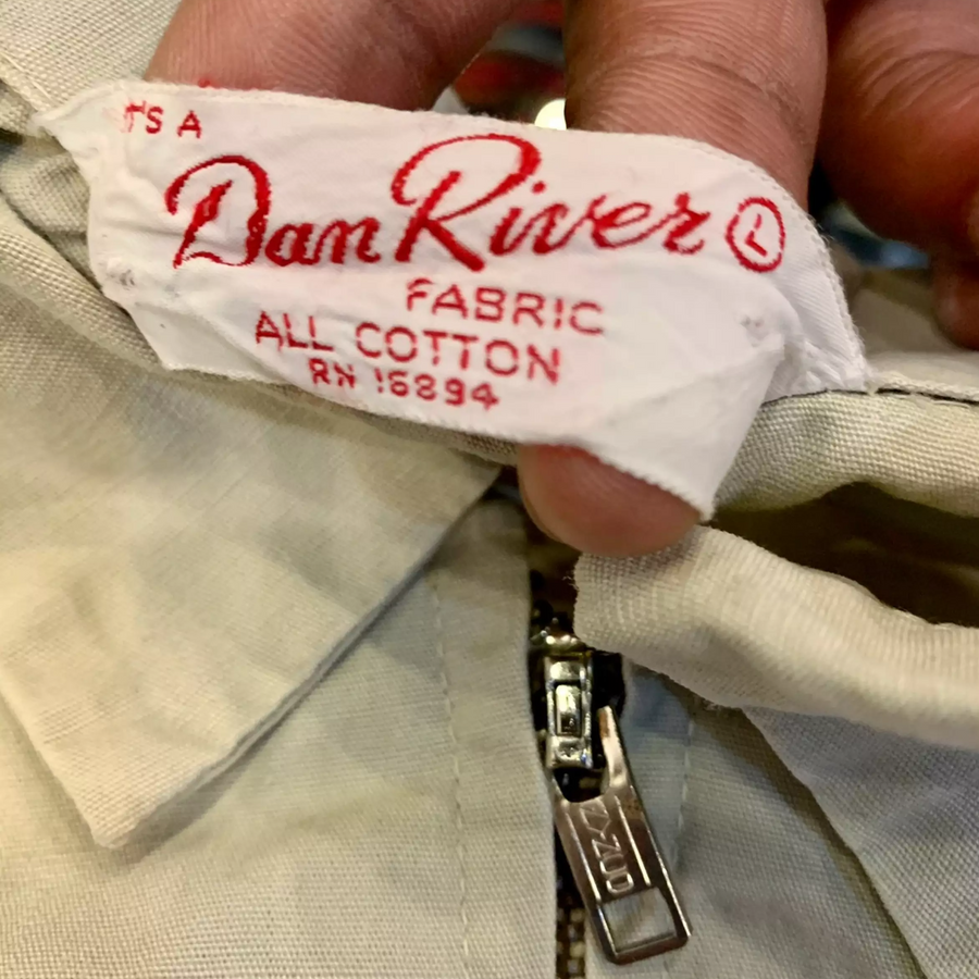 Vintage Dan River Zip Up Light Jacket - The Era NYC