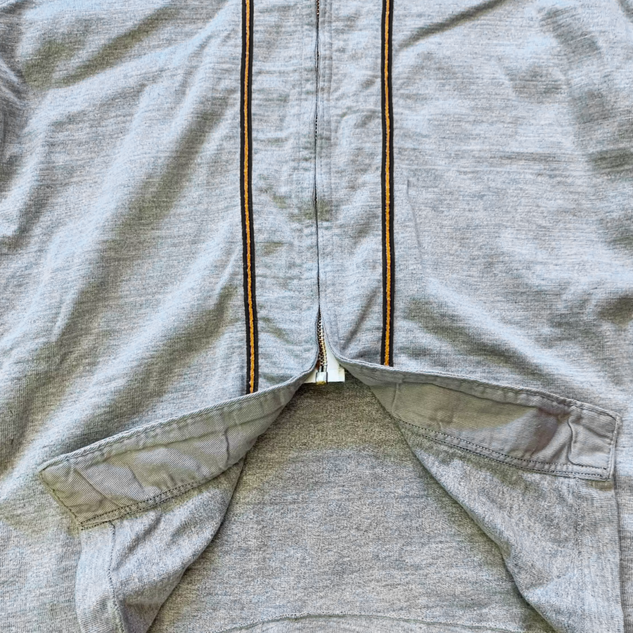 Vintage Jersey Zip Up Shirt 1960s - The Era NYC