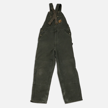 Vintage Carhartt Green Padded Jumpsuit/Overalls