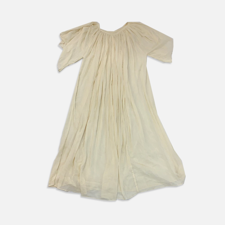 Vintage Cream Drape Dress