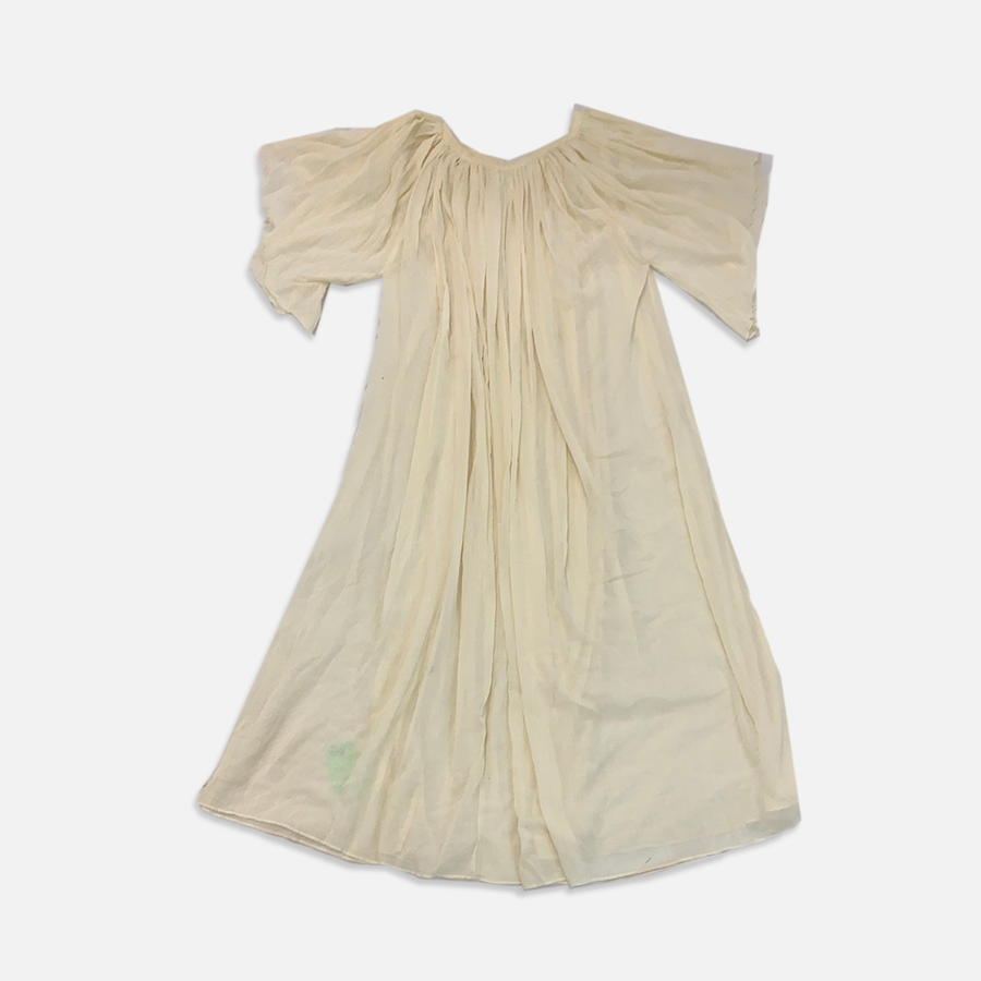 Vintage Cream Drape Dress