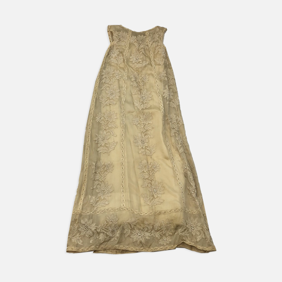 Vintage Gold Beaded Dress