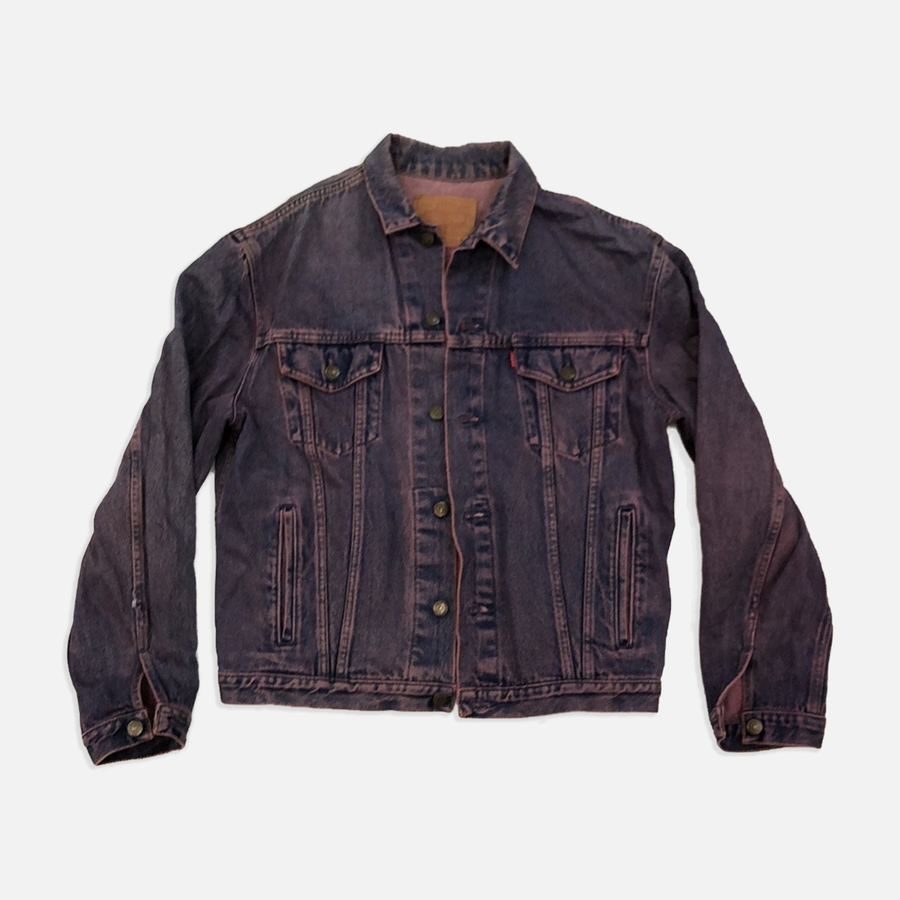 Vintage Levi s Hard Rock Cafe London Purple Denim Jacket