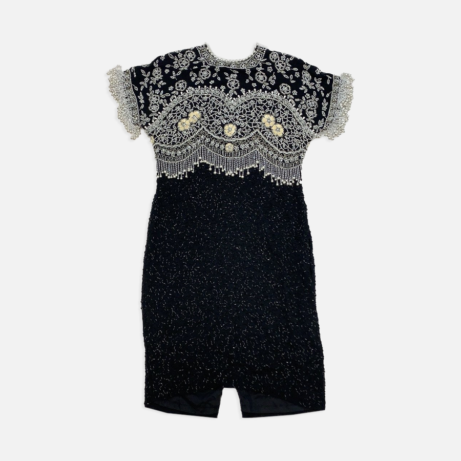 Black tie hotsell oleg cassini dress