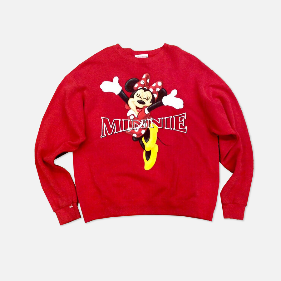 Vintage Red Minnie Mouse Sweater - The Era NYC