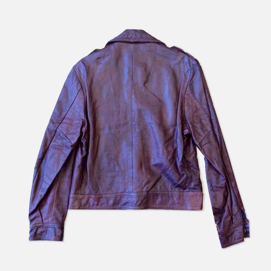 Vintage Brown Leather Jacket - The Era NYC