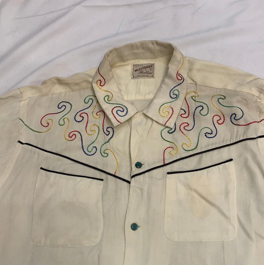 Vintage Westerner by Fleetline button up shirt