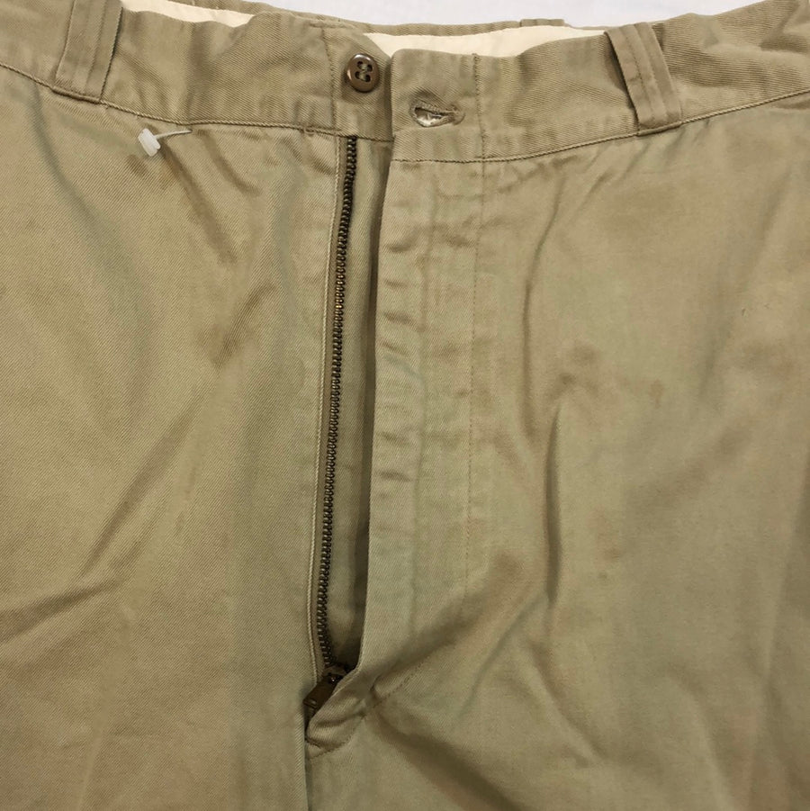 Vintage Beige Military Pants