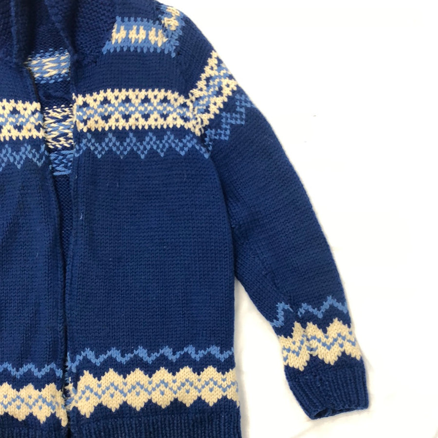 Vintage Blue Knit Sweater