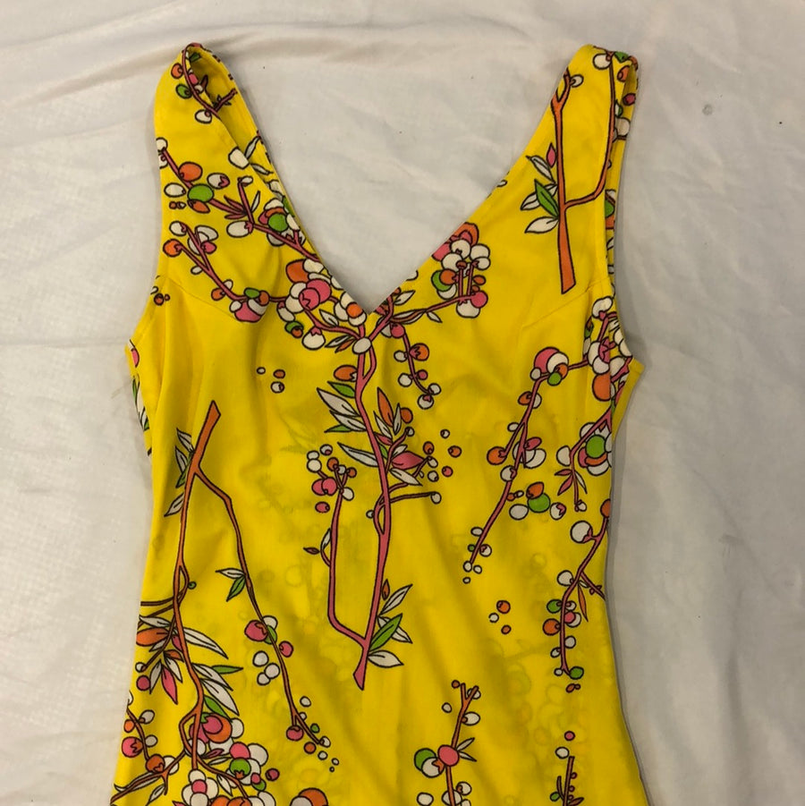 Vintage Yellow Dress