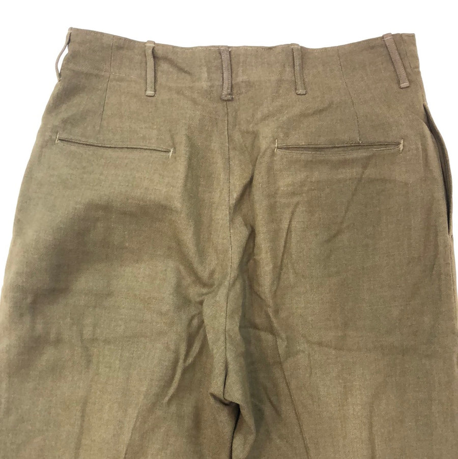 Vintage Olive Green Military Pants