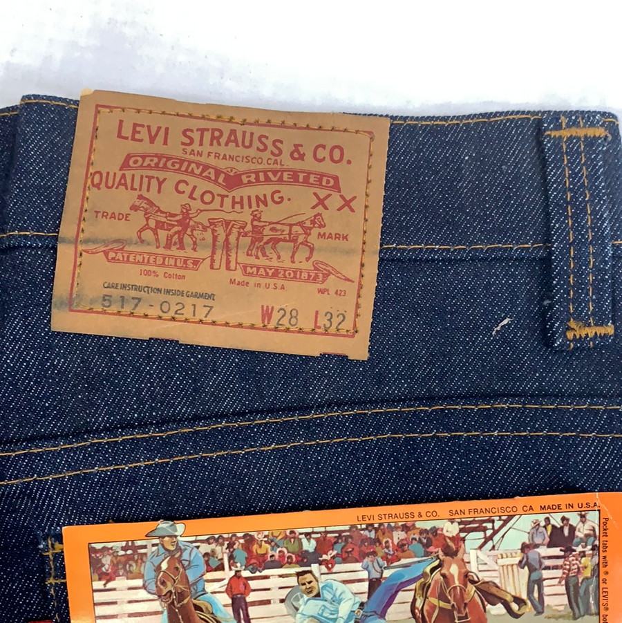 Vintage Levi’s denim 517 denim pants - 28in