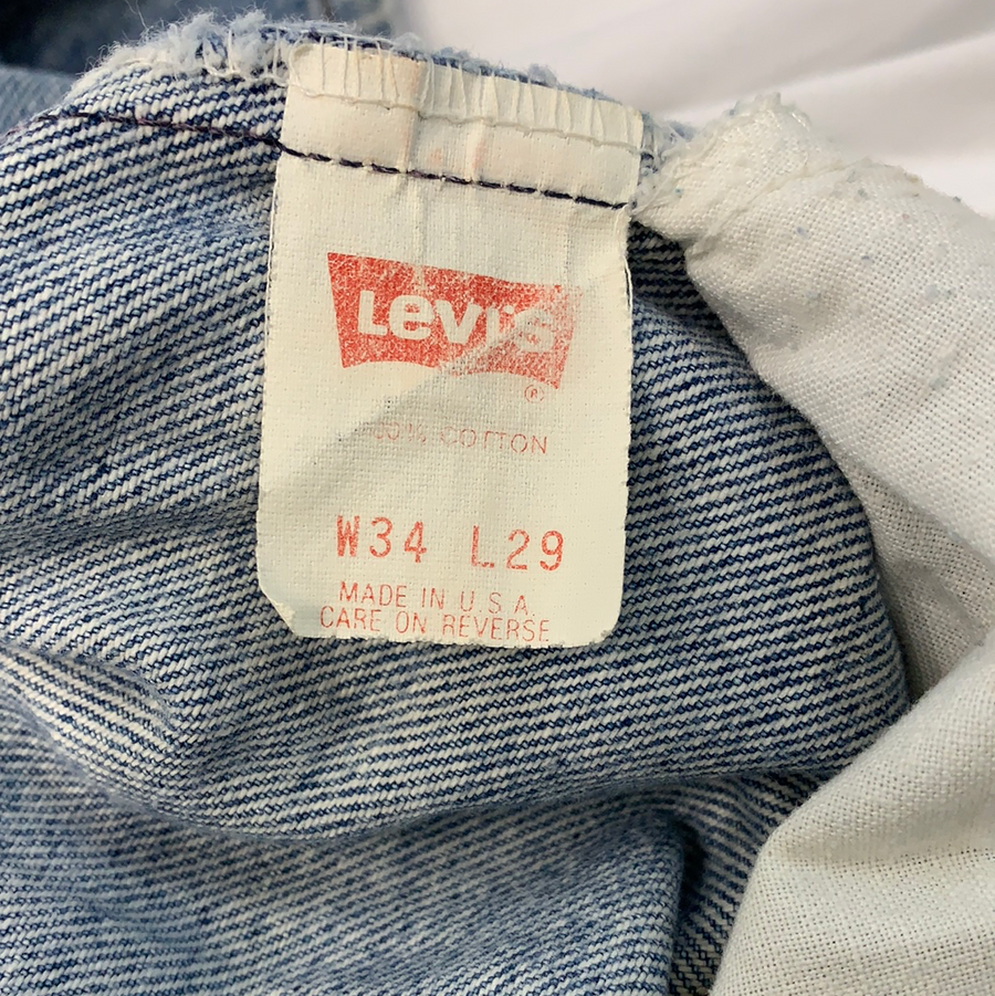 Vintage Levi’s 517 Orange Tab Blue Jeans - W34 - The Era NYC