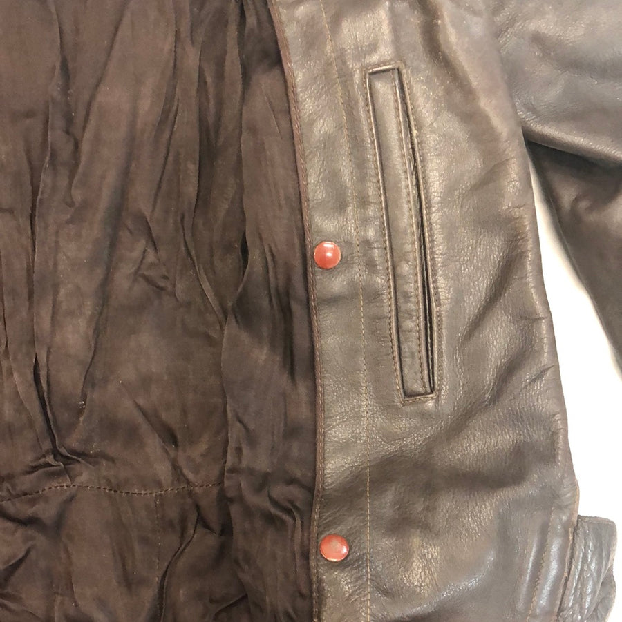 Vintage Freiberger Leder-Bekleidung German Leather Trench Coat