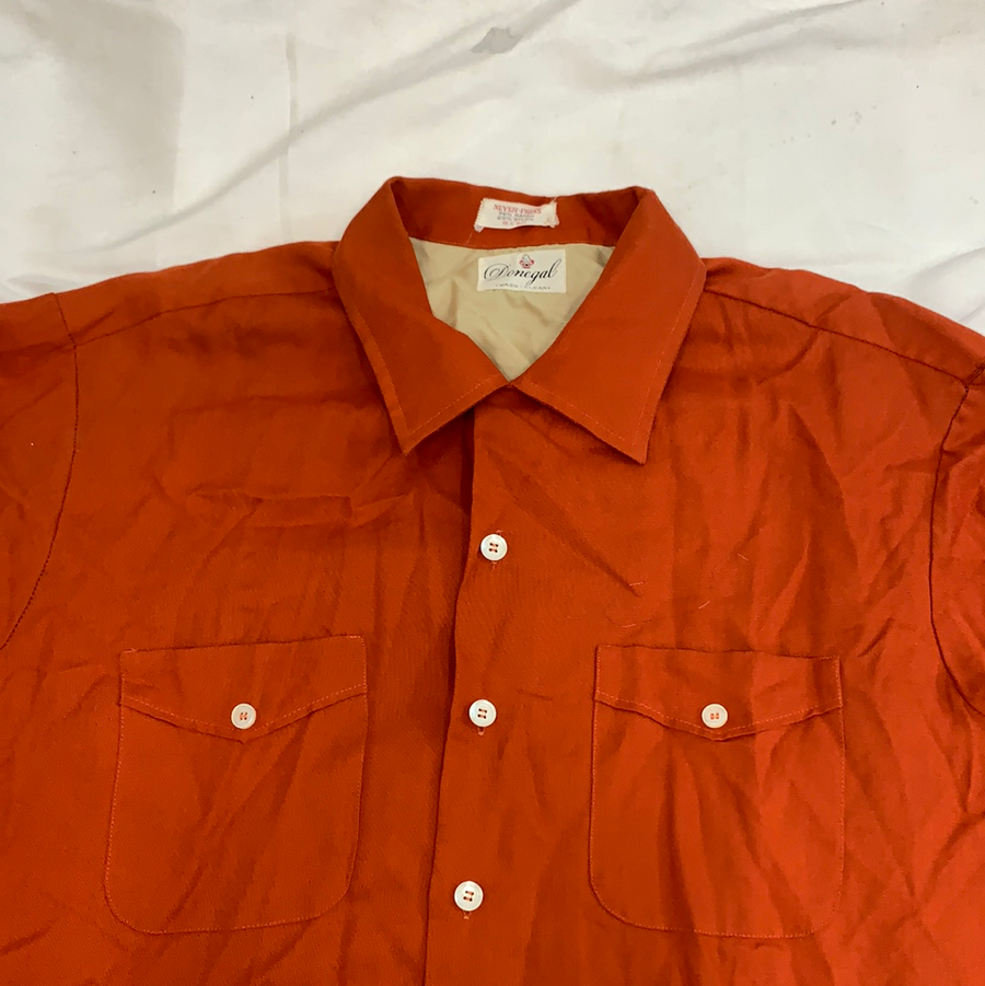 Vintage Red Donegal long sleeve button up shirt