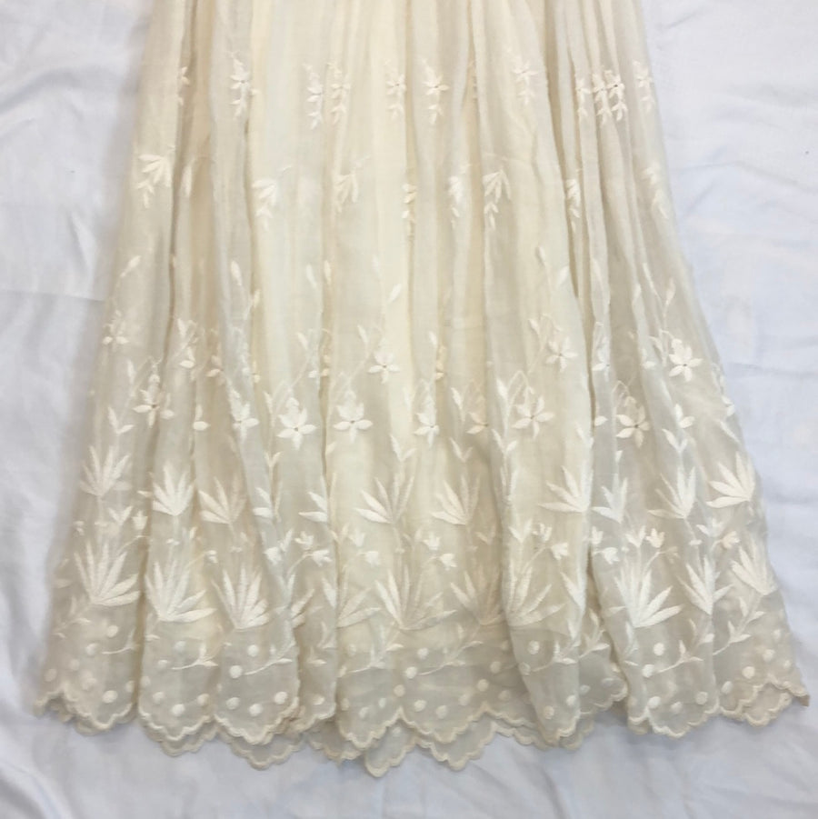 Vintage Cream Lace Bridal Dress