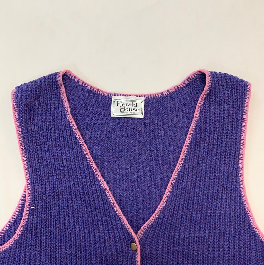 Vintage herald house sweater vest