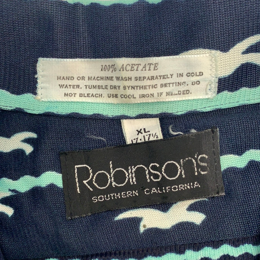 Vintage Robinsons Southern California short sleeve button up