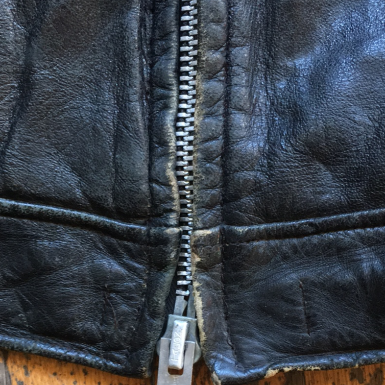 Black Vintage Leather Jacket - The Era NYC