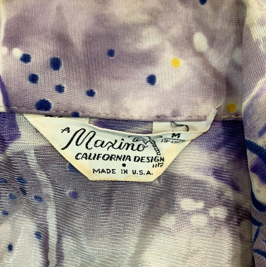 Vintage Maxino button up Short Sleeve Shirt