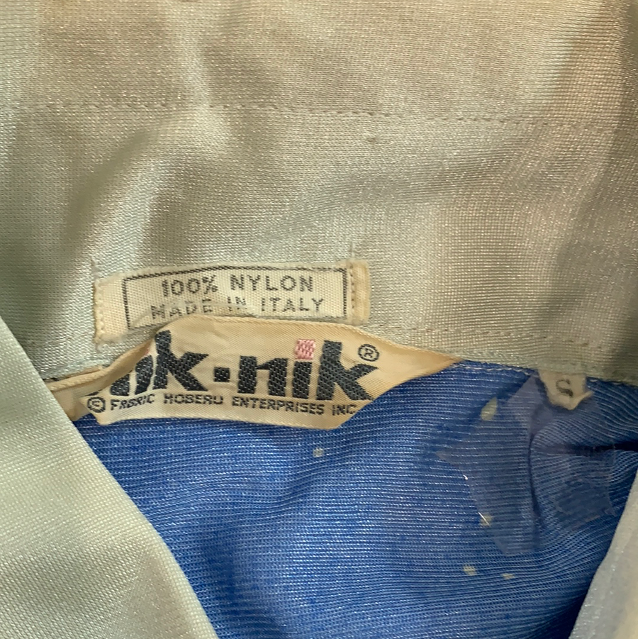 Vintage Nik Nik silk button up top
