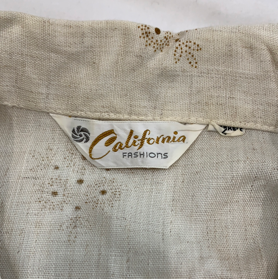 Vintage California Fashions short sleeve button up