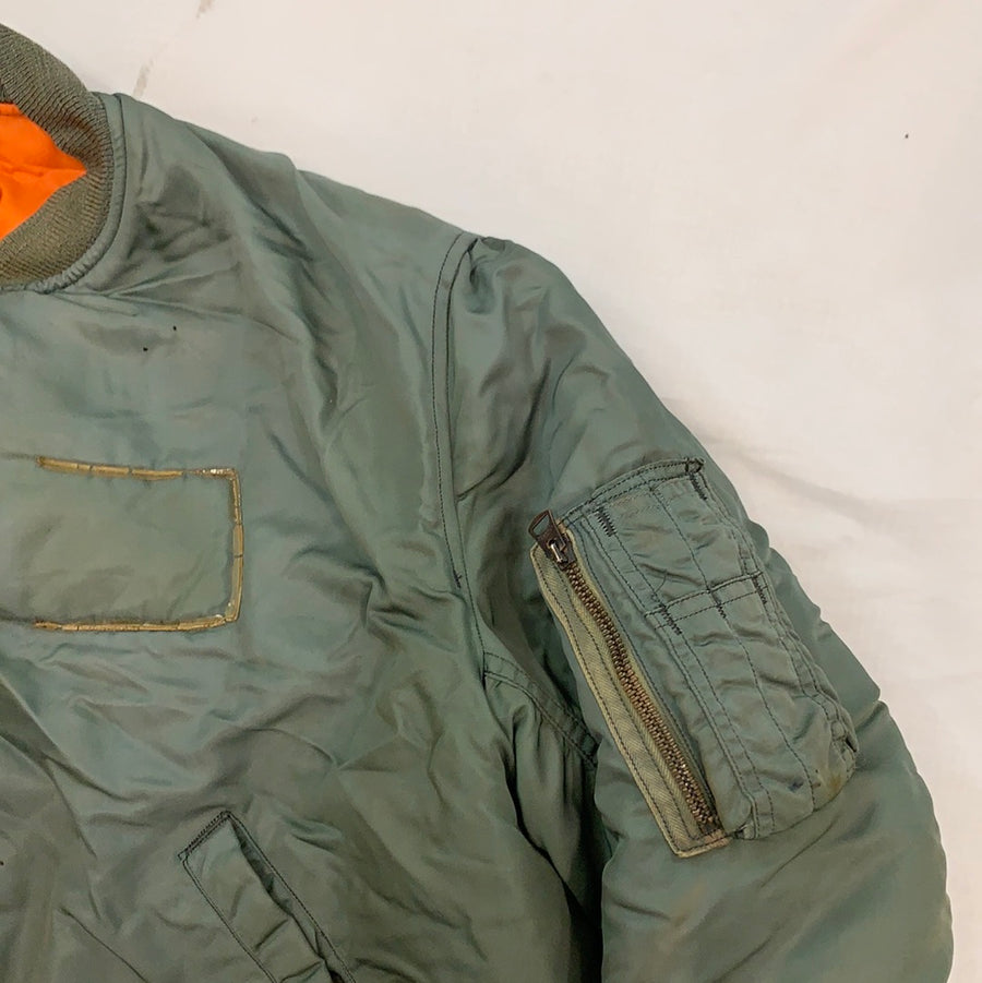 Vintage military bomber jacket