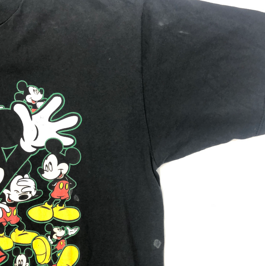 Vintage Black Mickey Mouse T Shirt