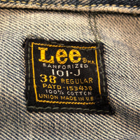 Vintage Lee 101-J union made Sanforized Denim Jacket – The