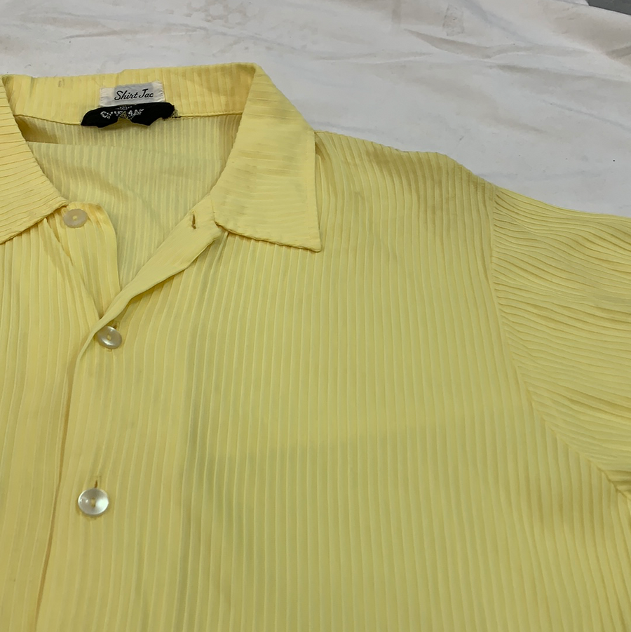 Vintage Clubman Sportswear Yellow Short Sleeve button up