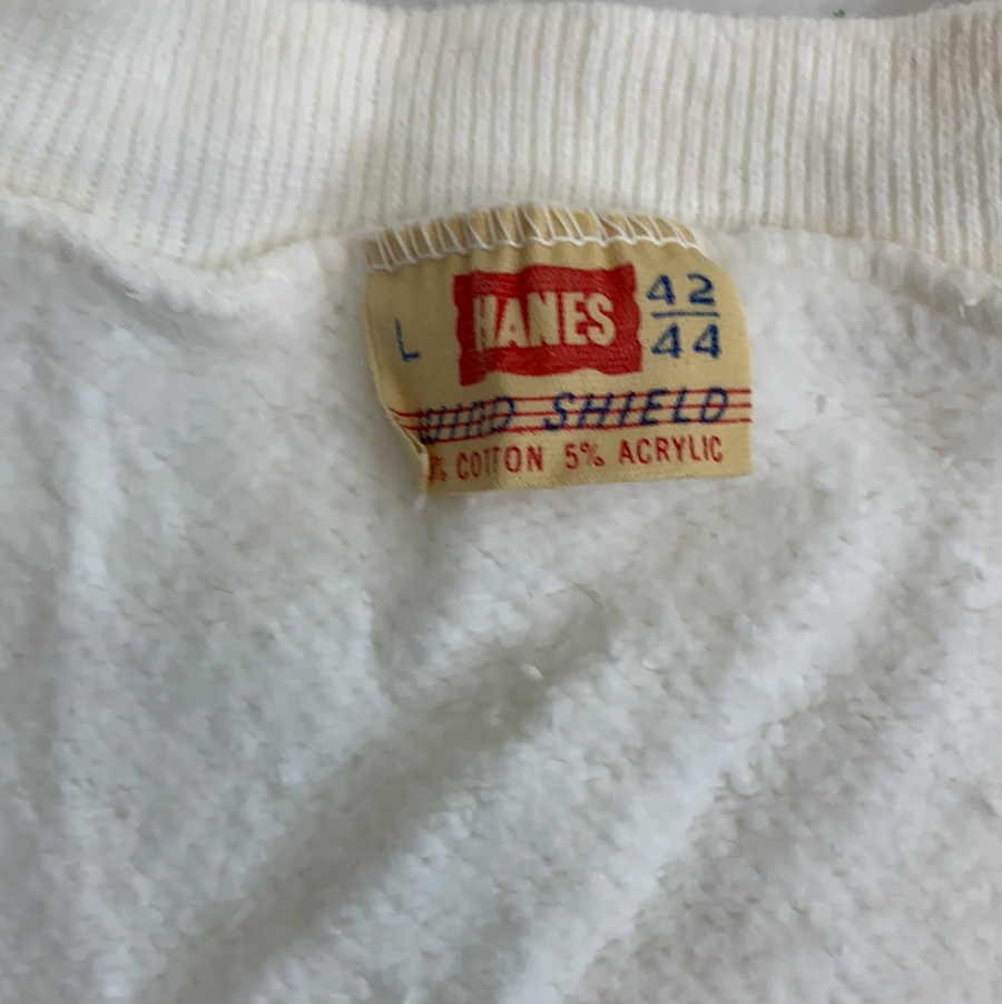 Vintage Hanes wind shield crewneck sweater