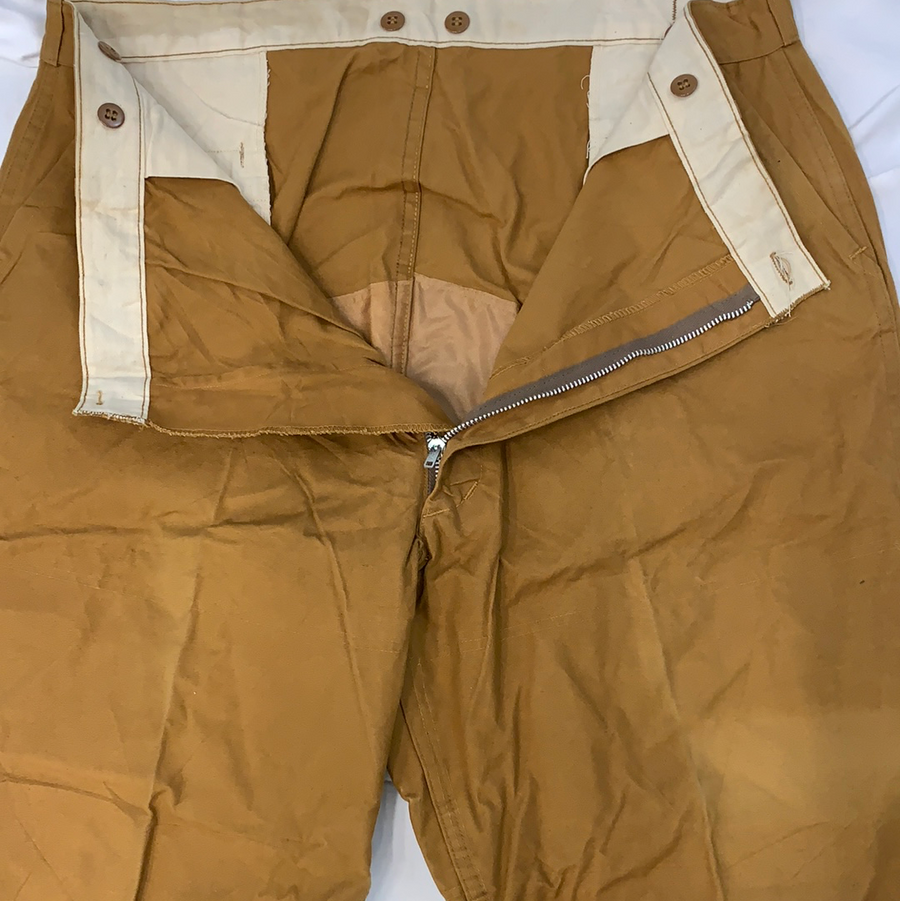 Vintage Brush Master Tan Water Repellent Pants - W46 - The Era NYC