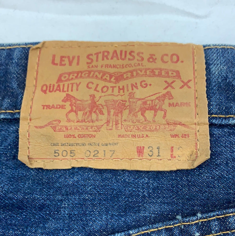 Vintage Levi’s 505 denim pants Big E - 31in