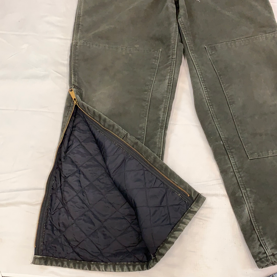 Vintage Carhartt Green Padded Jumpsuit/Overalls