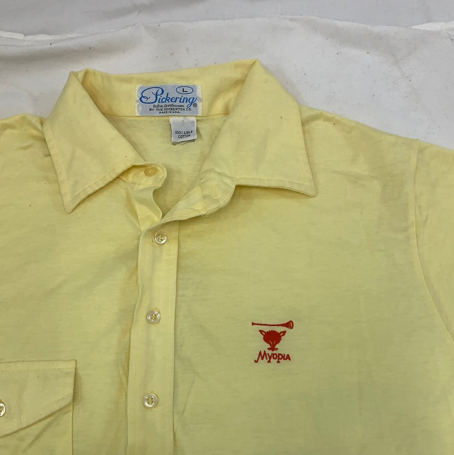 Vintage Pickering short sleeve button up shirt