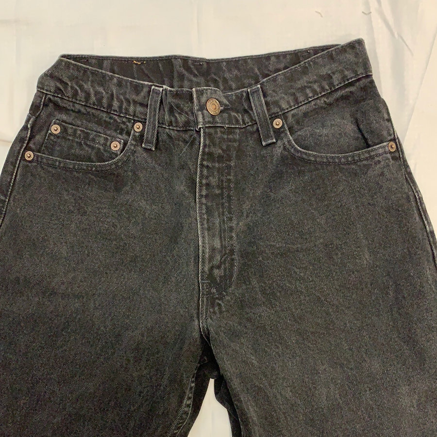 Vintage Levi’s denim 550 Dark Grey Jeans - 30in