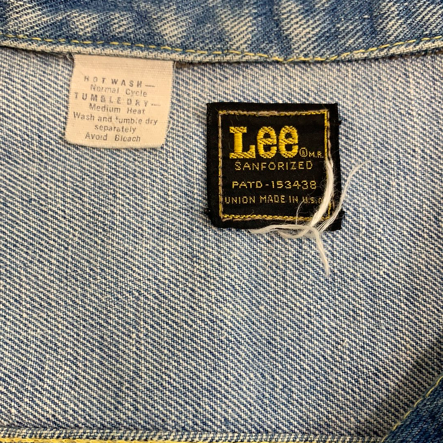 Vintage Lee sanfordized denim jacket